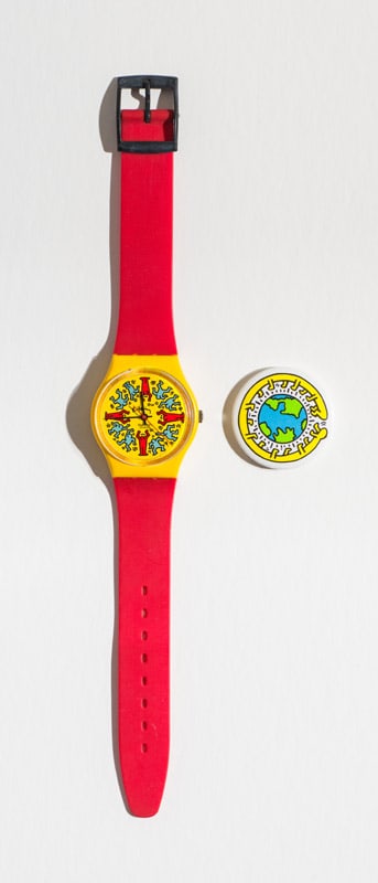 (1) Modele Avec Personnages by Keith Haring & Button: Party of Life 3rd Annual by Keith Haring (1 of 1)