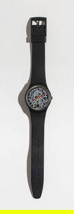 (1) Blanc Sur Noir Swatch Special: Blanc Sur Noir Swatch Special ( GZ104).1985. Quartz. Plastic Case Material. Plastic Strap. Pin Buckle.
