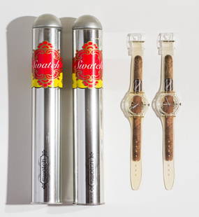 (2) Cigar: Cigar (GK250, GK250PACK). 1997. Quartz. Plastic Case Material. Plastic Strap. Pin Buckle.