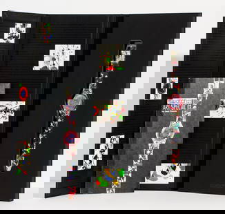 (1) Swatch Art Special: Sam Francis: Swatch Art Special: Sam Francis (GZ123). 1992. Quartz. Plastic Case Material. Plastic Strap. Pin Buckle. Additional item: Novelty display case & marketing insert.