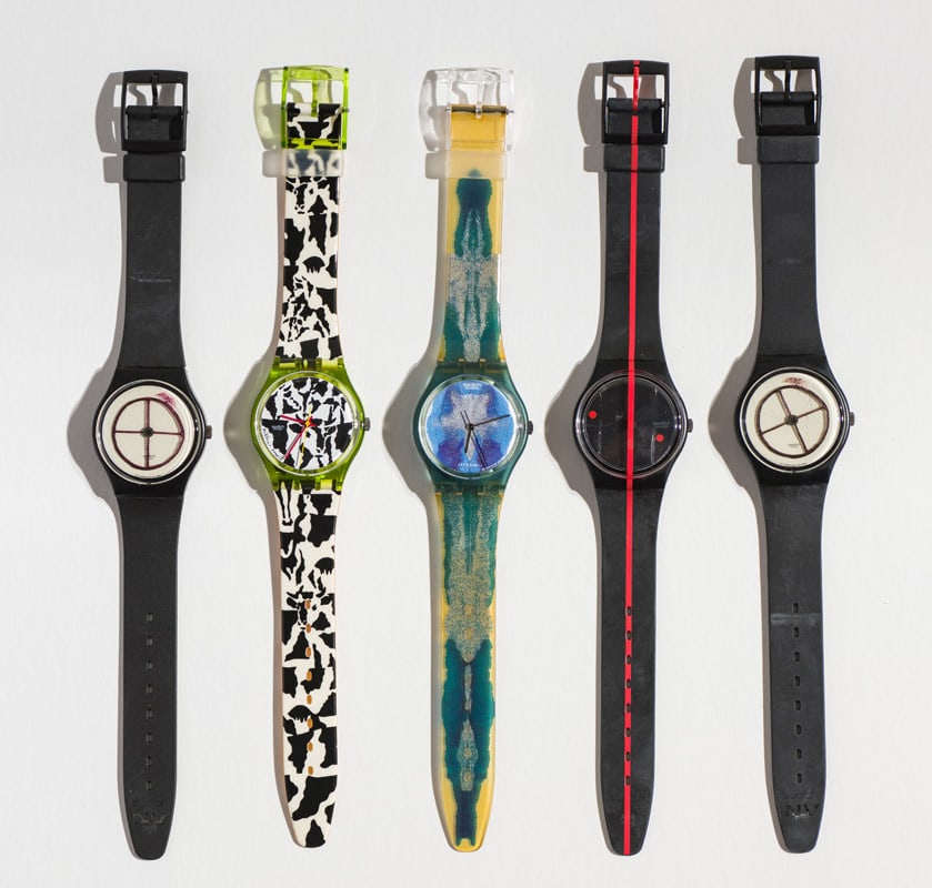 (1) Wheel Animal by Not Vital & (1) Swatch Switzerland 700th Anniversary Box Set: Wheel Animal by Not Vital (GZ120). 1992. 21. Edition 3929. Quartz. Plastic Case Material. Plastic Strap. Pin Buckle. Box Set: Flack by Niklaus Troxler (GZ117). 1992. 3. Edition 3312. Plastic Case Mate