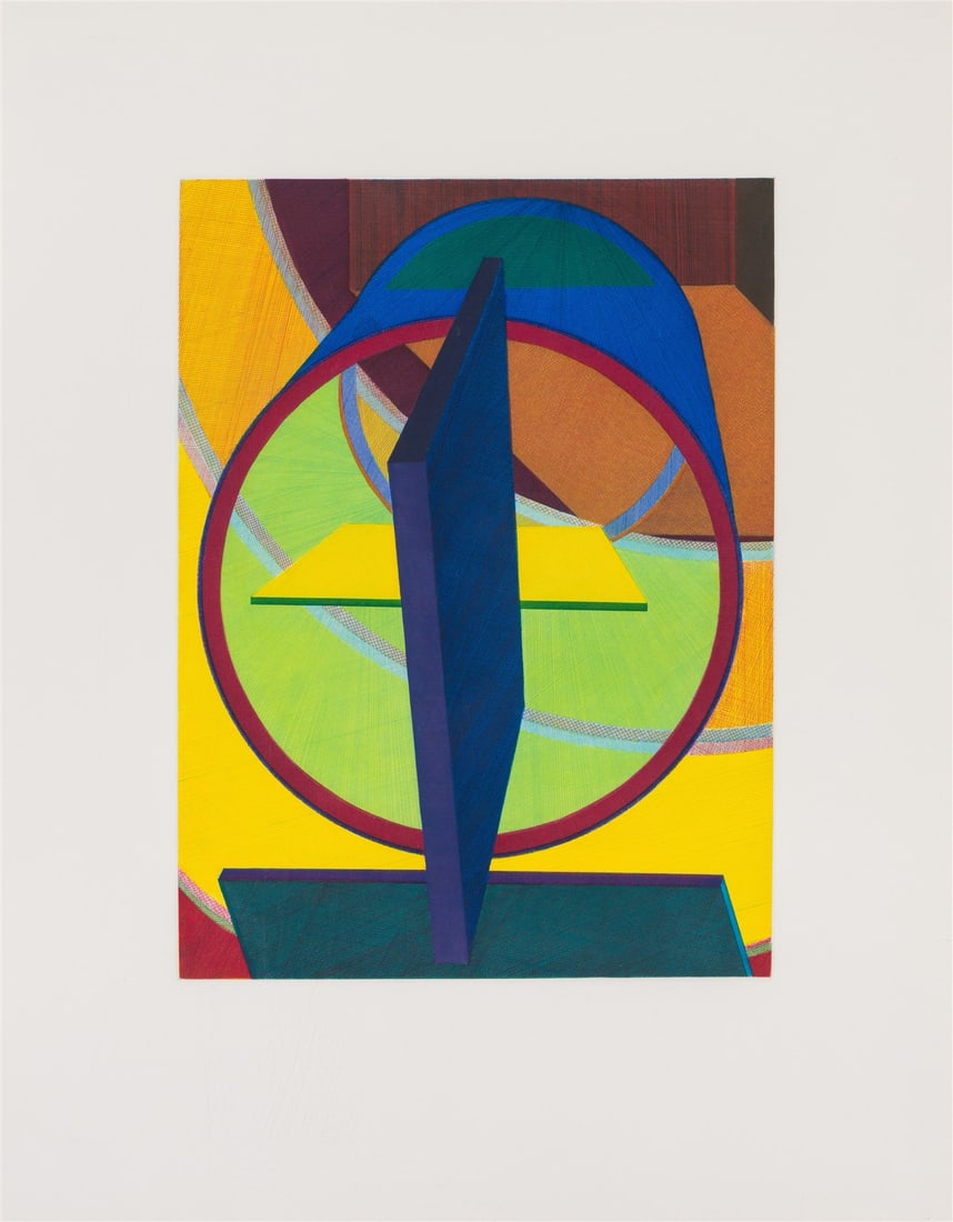 Al Held Almost There, 1988: Al Held (American, 1928-2005) Almost There, 1988 Aquatint with hard ground etching on Somerset paper ed. 55 of 60 36.75 x 28.75 (in) 40.25 x 32.25 x 1.25 (in) Framed Signed and dated in pencil Al Held