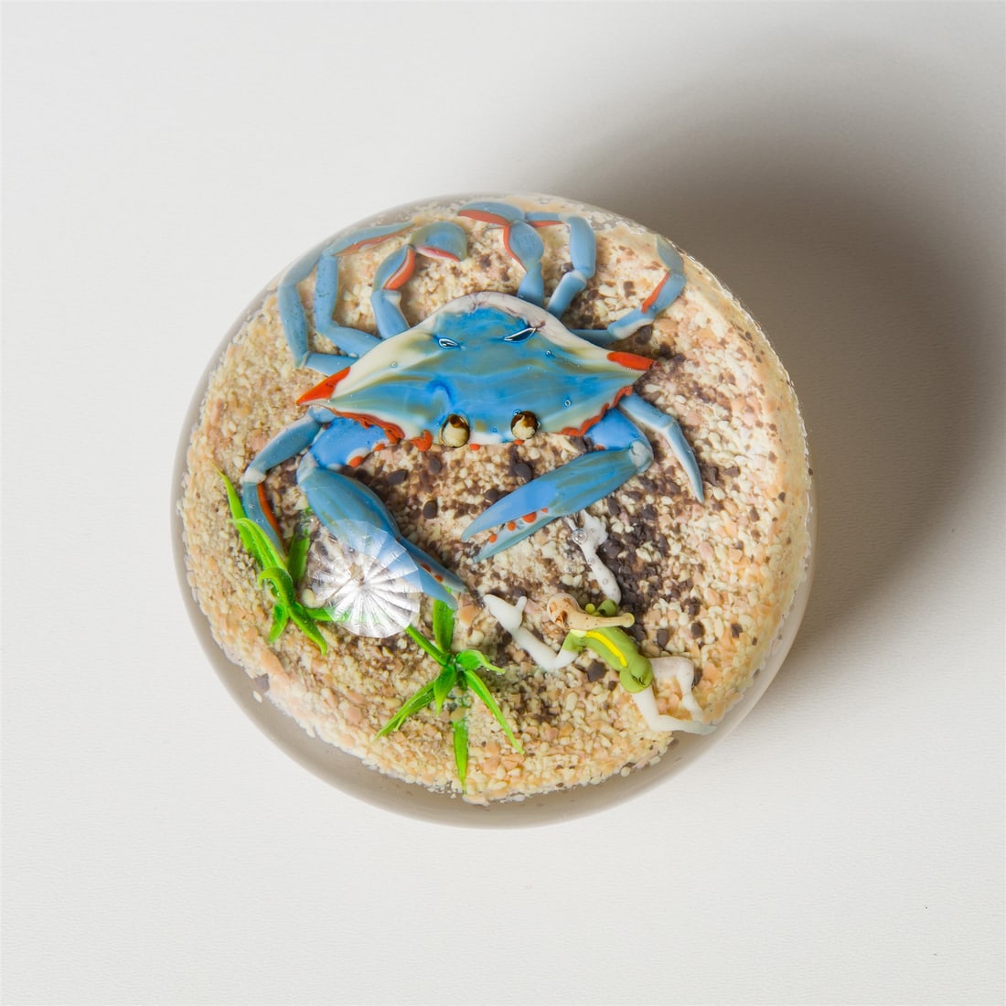 Jim D'Onofrio Blue Crab Paperweight, 1992 (1 of 4)