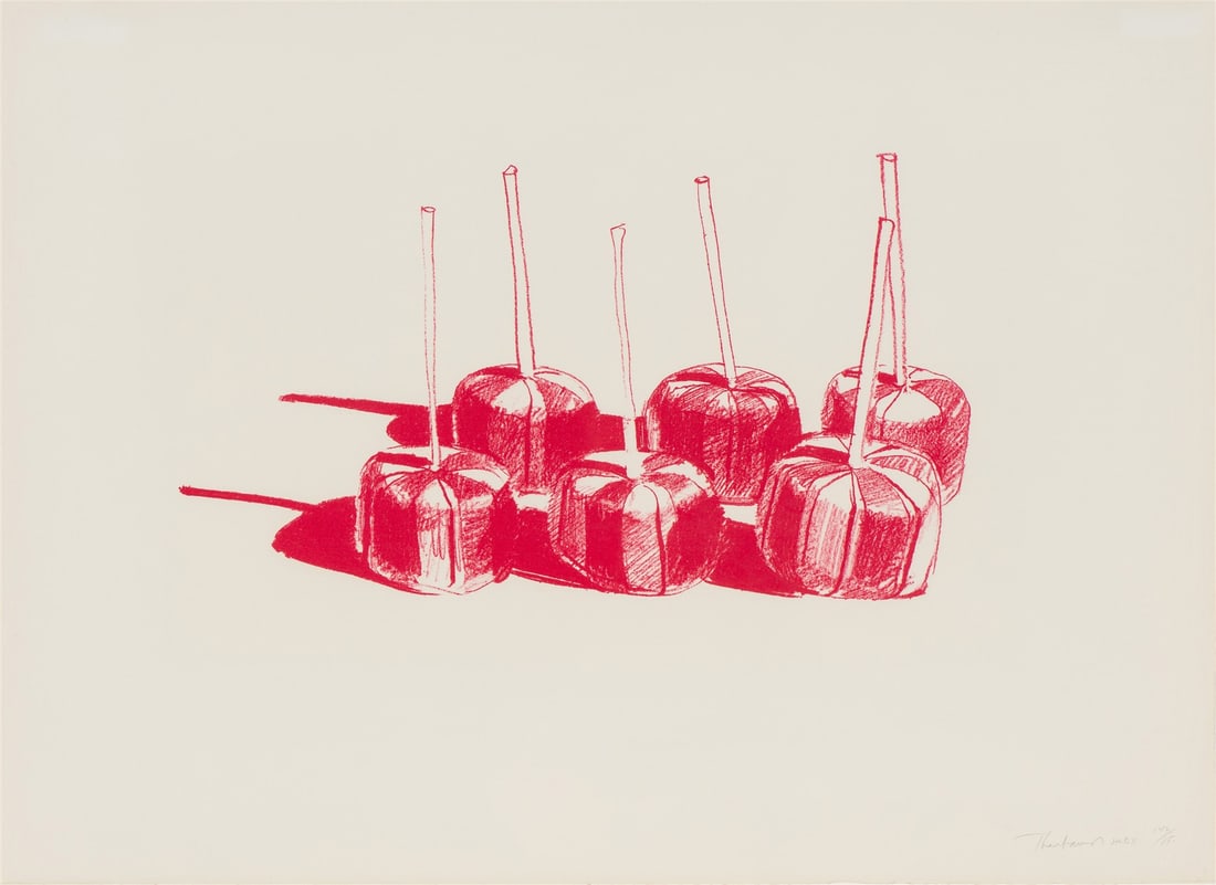 Wayne Thiebaud Suckers State II (Gemini 86), 1968 (1 of 3)