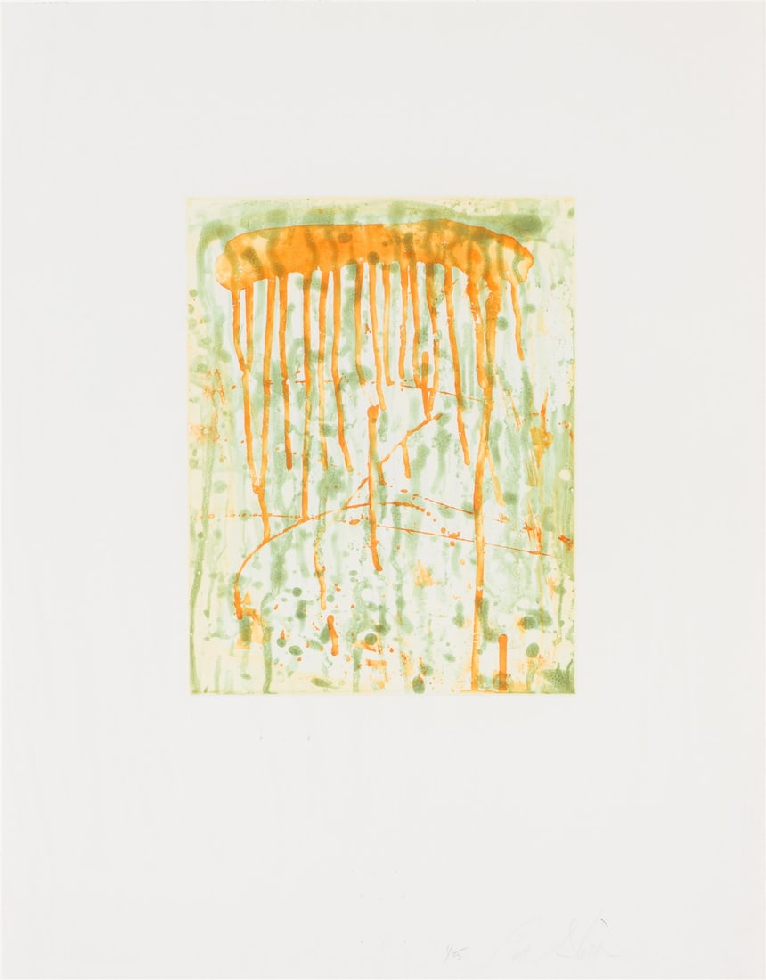 Pat Steir Orange & Green, 1991 (1 of 2)