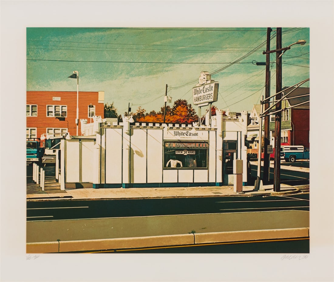 John Baeder White Castle, 1980 (1 of 1)