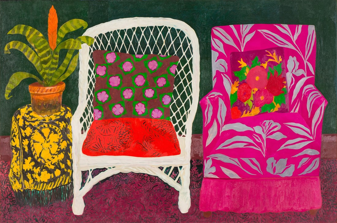 Hunt Slonem Bromilliad, 1977 (1 of 4)