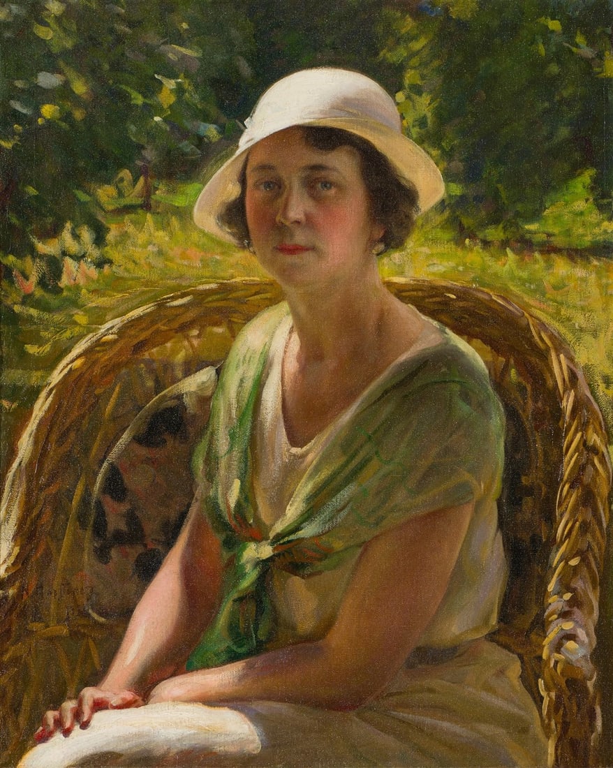 Nicholas B. Haritonoff Woman in White Hat, 1932 (1 of 3)