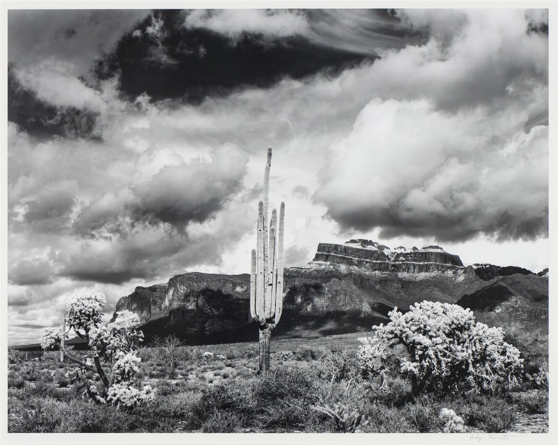 Jody Forster Winter Storm Clearing, Superstition Mountains, Arizona, 1978 (1 of 2)
