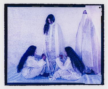 Lalla Essaydi Converging Territories #13, 2003: Lalla Essaydi (Moroccan, b. 1956) Converging Territories #13, 2003 Chromogenic print ed. 1 of 15 32 x 38.5 x 0.5 (in) Unsigned