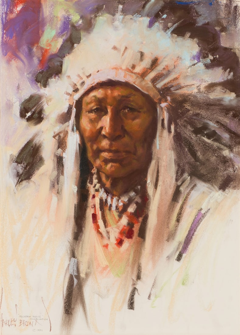 Harley Brown Mountain Horse, Blood Nation, 1991 (1 of 3)