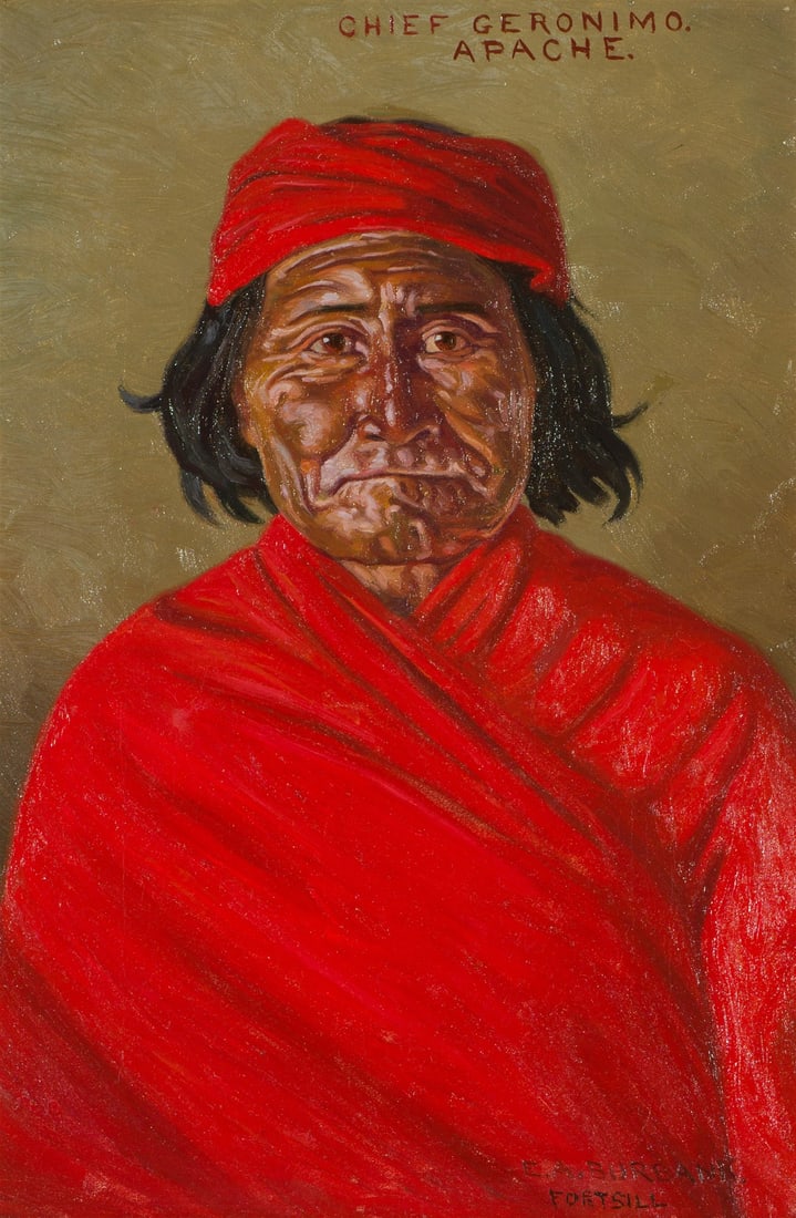 E.A. Burbank Chief Geronimo. Apache. (1 of 3)