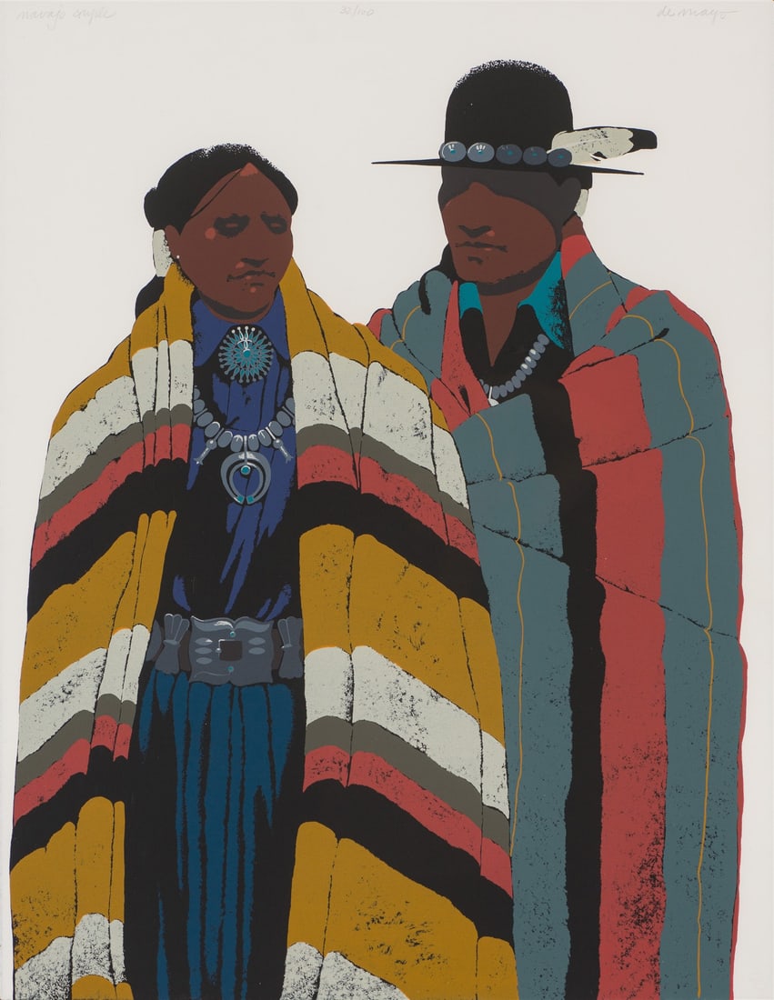 Louis De Mayo Navajo Couple, 1981 (1 of 2)
