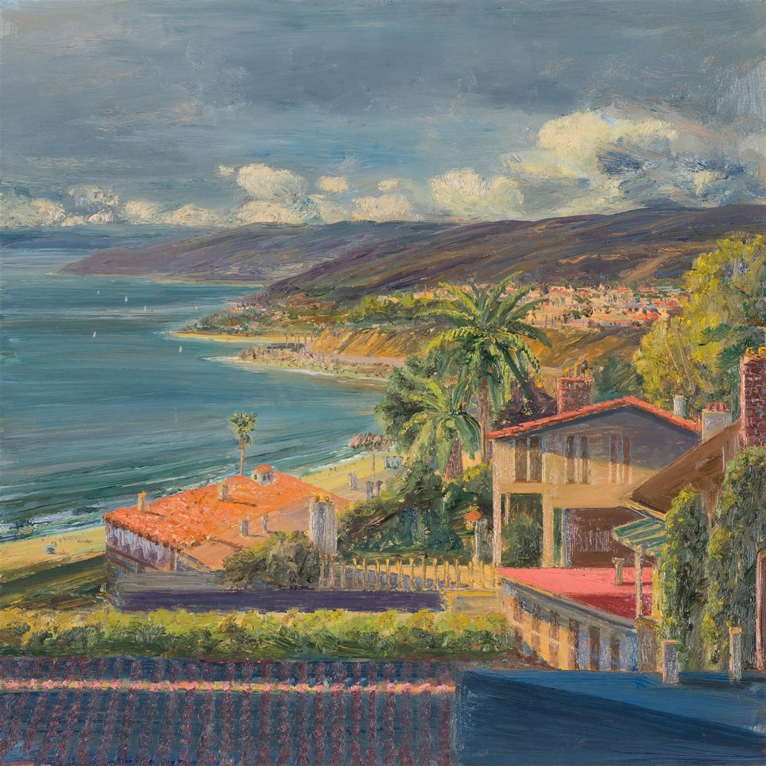 Larry Cohen View from Revello Drive, 1988 (1 of 4)