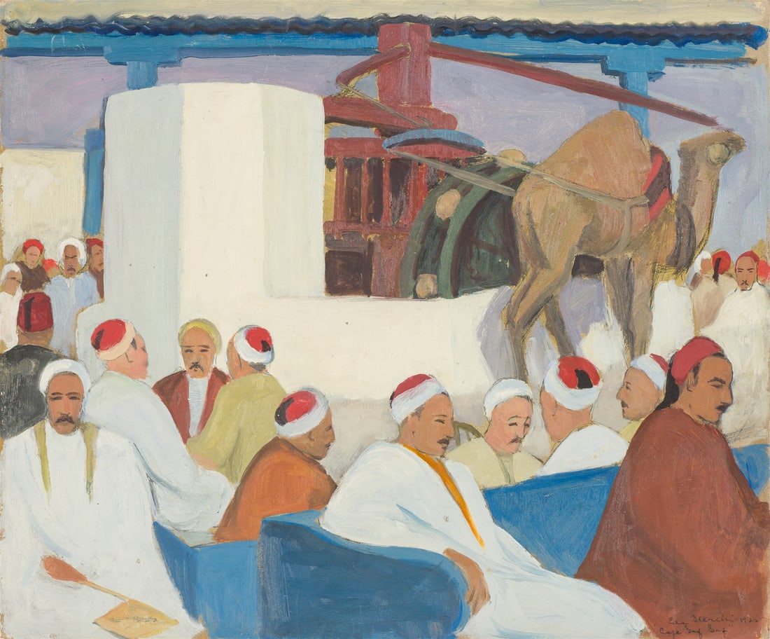 Eda Sterchi Café Saq Saq et La Marsa, 1925 (1 of 1)