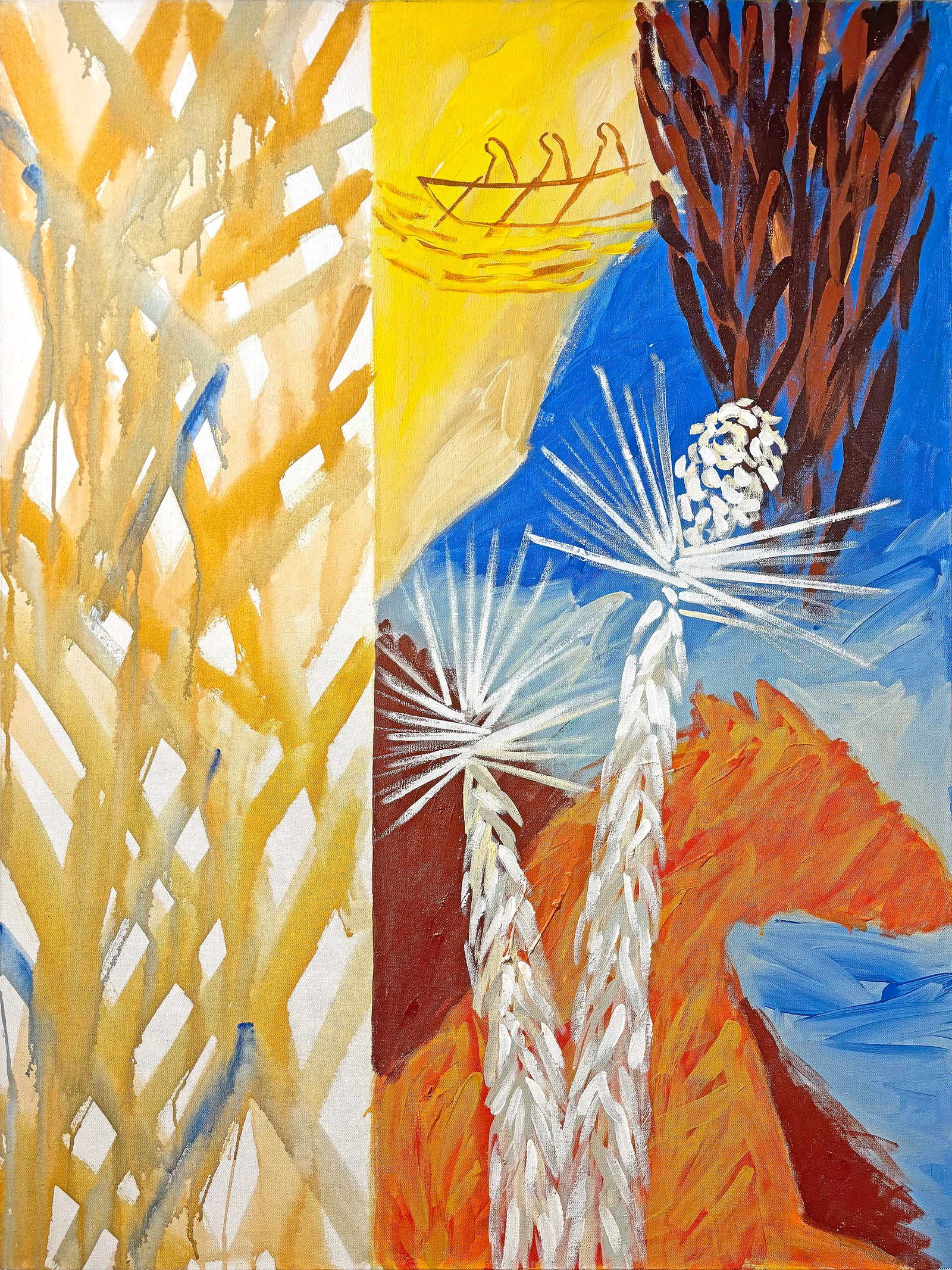 Jaune Quick-to-See Smith Red Lake Series #8A (1 of 3)