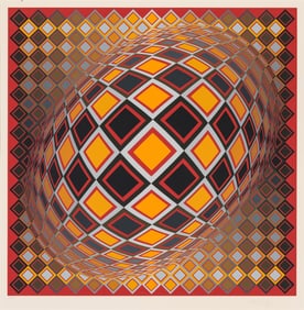 Victor Vasarely Teke-2, 1978