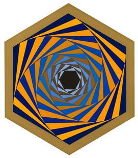 Victor Vasarely Los Angeles, 1981: Victor Vasarely (Hungarian, French, 1906-1997) Los Angeles, 1981 Serigraph on paper ed. VIII of CL 33.5 x 28.75 (in) 43.25 x 39.25 x 1.75 (in) Framed Signed in pencil Vasarely, lower right Printed
