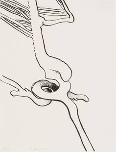 Richard Hunt Untitled, 1972: Richard Hunt (American, 1935-2023) Untitled, 1972 Lithograph on paper ed. 21 of 50 13 x 10 (in) 24.5 x 21.75 x 2 (in) Framed Signed in pencil R Hunt, lower left Dedicated "To Deborah + David with
