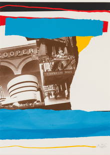 Robert Motherwell Untitled, from New York Portfolio, 1982: Robert Motherwell (American, 1915-1991) Untitled, from New York Portfolio, 1982 Lithograph on white Arches Cover mould-made paper with embossing ed. 187 of 250 29.5 x 21.75 (in) 31.5 x 23.75 x 1