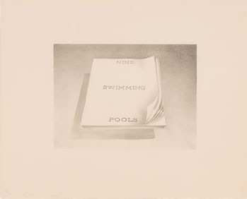 Ed Ruscha Nine Swimming Pools, 1970