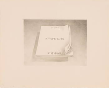 Ed Ruscha Nine Swimming Pools, 1970 (1 of 2)