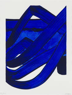 Pierre Soulages Sérigraphie No. 18 (E-M 110), 1988: Pierre Soulages (French, 1919-2022) Sérigraphie No. 18 (E-M 110), 1988 Screenprint on wove paper ed. 171 of 300 33.5 x 25 (in) 42.75 x 34.25 x 1 (in) Framed Signed Soulages, lower right Printed by