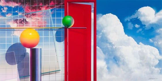 Masoud Yasami Composition with Red Door, 2005