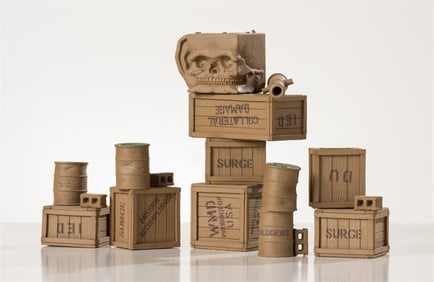 Richard Notkin Teaset - Iraq 2007 (5 elements), 2007