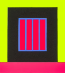 Peter Halley Black Prison, 2015