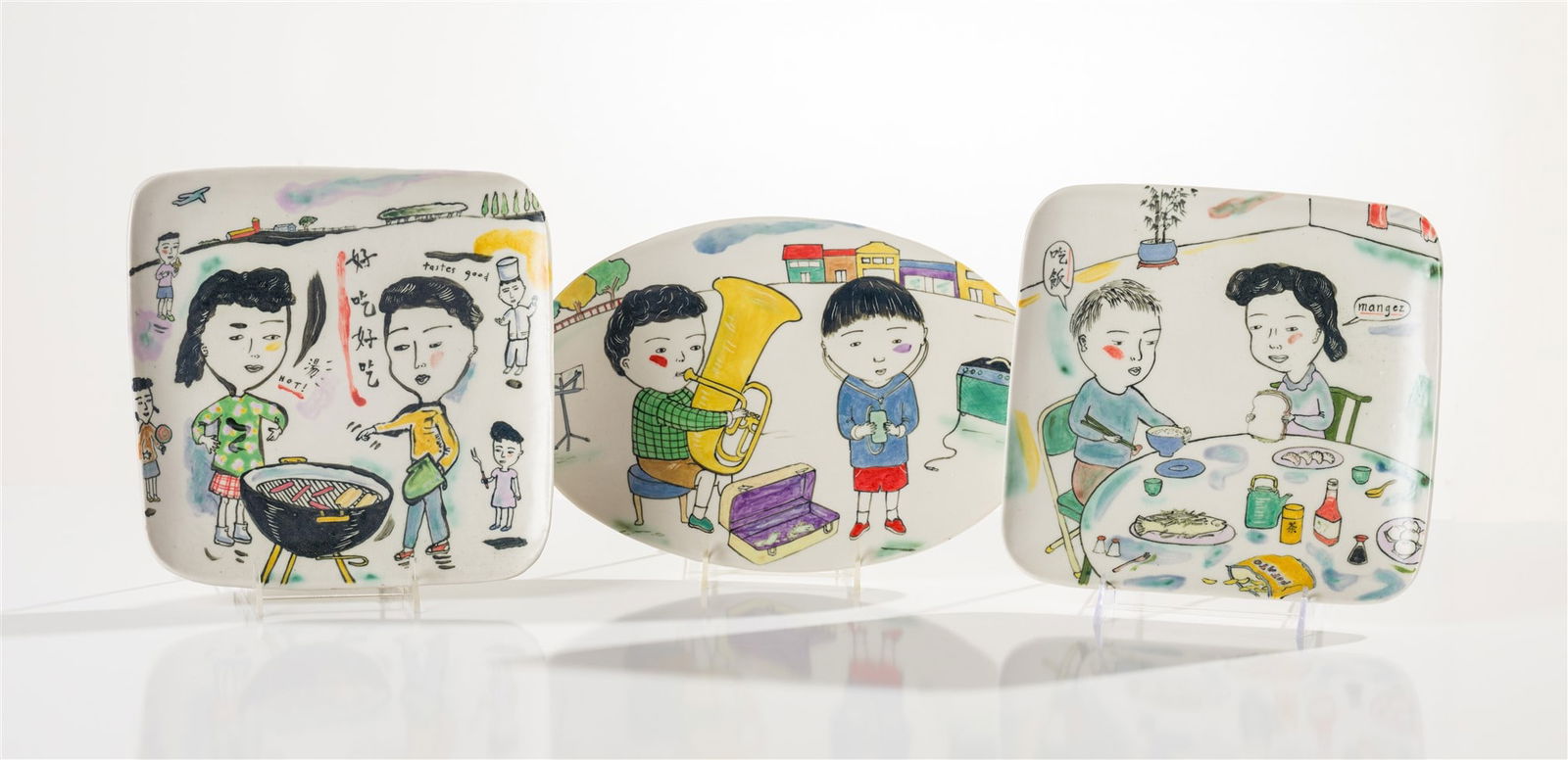 Beth Lo (3) Platters, 2005 (1 of 4)