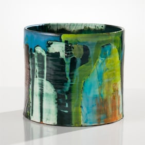 Lauren Mabry Colorful Squat Vessel