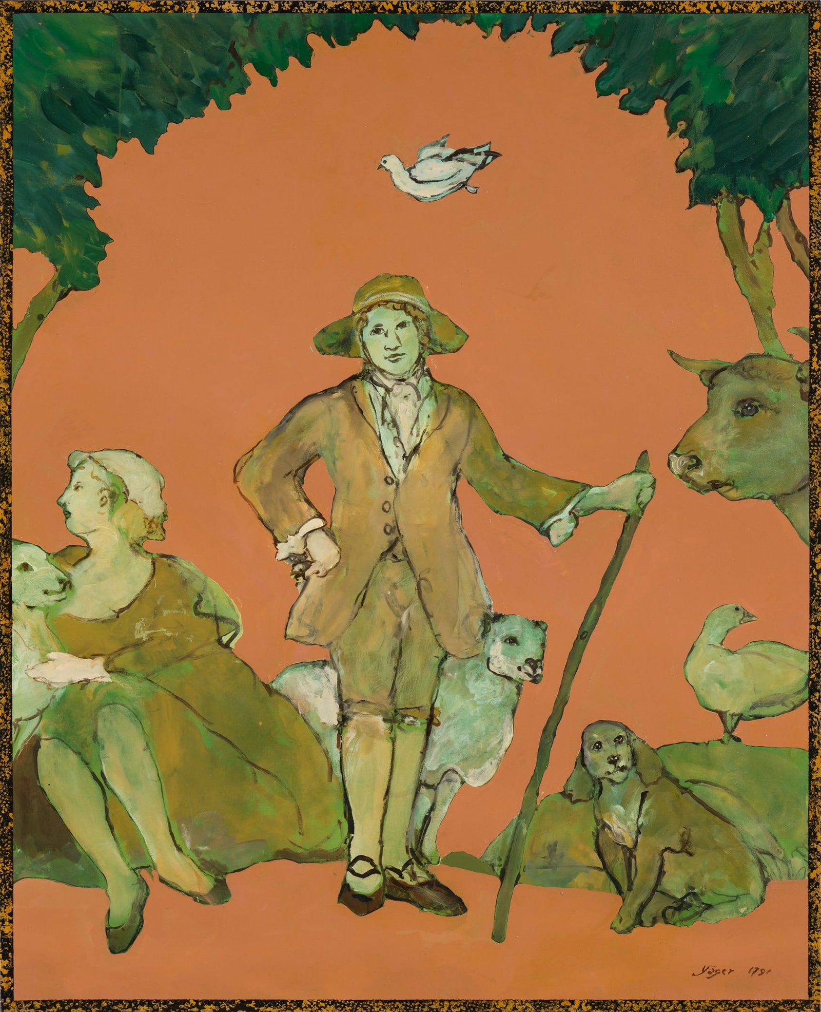 Ira Yeager 1791 (Shepherd and Woman) (1 of 3)