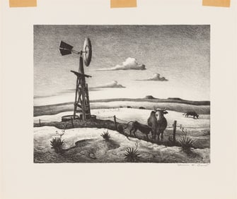 Thomas Hart Benton West Texas (Fath 77), 1952