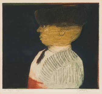 Mauricio Lasansky El Mozo, 1966: Mauricio Lasansky (Argentinian, 1914-2012) El Mozo, 1966 Etching, engraving, and drypoint on paper ed. 66 of 70 17.5 x 19 (in) 26.25 x 27.75 x 1 (in) Framed Signed in pencil M Lasansky, lower right Ti