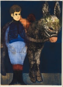 Mauricio Lasansky Boy with Burro, 1970-1