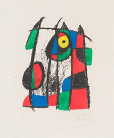 Joan Miró Untitled, Plate VII from Lithographie II (Mourlot 1043; C. 198), 1975
