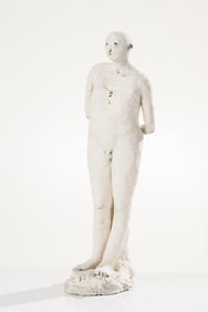 Claire Curneen White Figure with Arrow in Heart, 2003