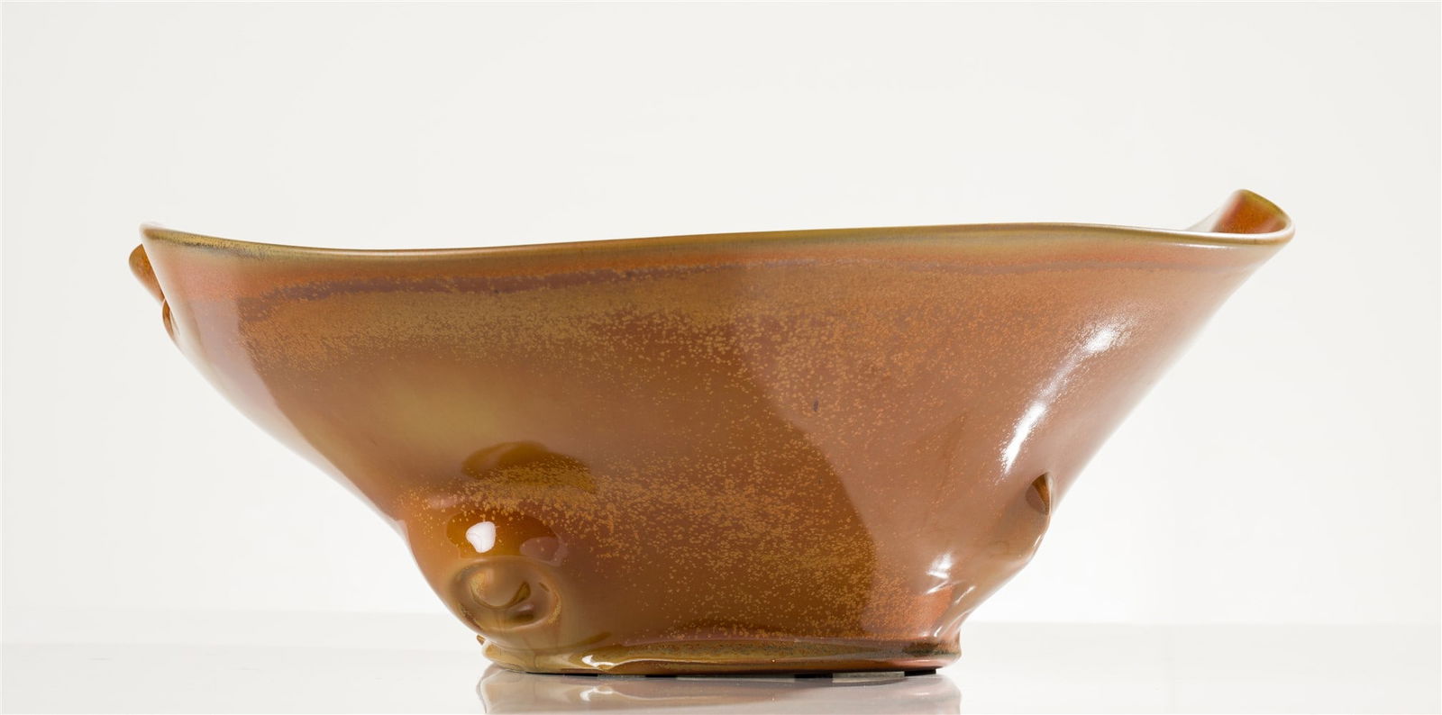 Chris Gustin Bowl, 2006: Chris Gustin (American, b. 1952) Bowl, 2006 Ceramic 7.75 x 20 x 20 (in) Signed and dated Gustin 2006, bottom Provenance: Collection of Midge and Jerry Golner, Phoenix, Arizona.