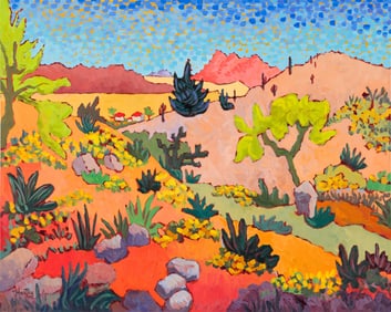 Claudia Hartley Poppies and Sky Islands