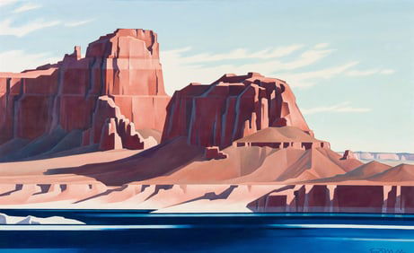 Ed Mell Lake Powell Shadows, 1987