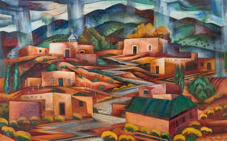 Tony Abeyta Untitled (Rain Over Town), 2003