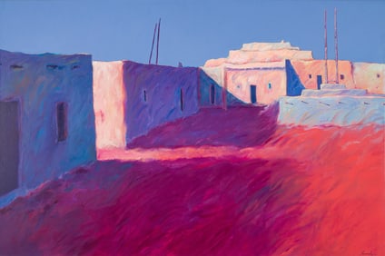 Dan Namingha Tewa Plaza at First Mesa, 1985
