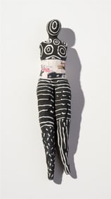 Anita Fields Wall-Dependent Doll with Swirl Head