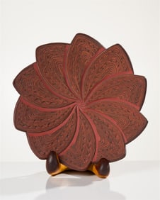 Richard Zane Smith Flower Platter, 2003