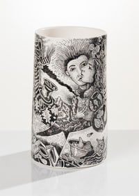 Kurt Weiser Black and White Vessel