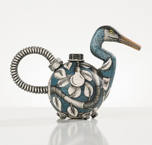 Jason Walker Stork Teapot with Bolt Lid