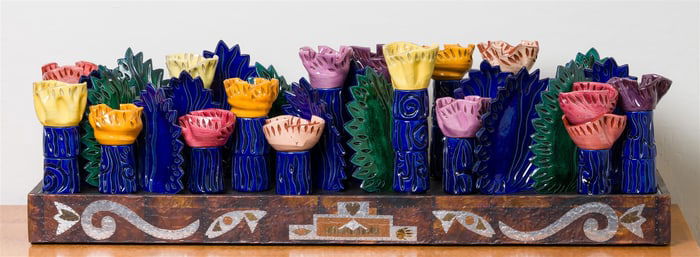 Eddie Dominguez Mexican Cactus Garden - 16 place settings