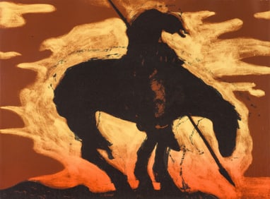 Fritz Scholder Indian Cliché (State III) (T: 78-634b), 1978