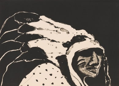 Fritz Scholder Film Indian (T: 75-136), 1975